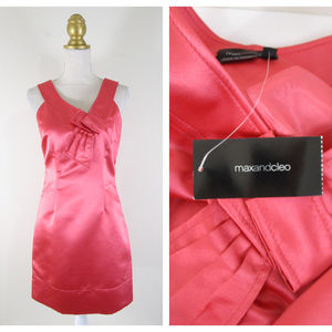 Max And Cleo Melon Pink Asymmetrical Shift Dress 6